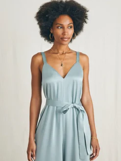 Sandwashed Silk Jumpsuit -*Faherty Brand Best
