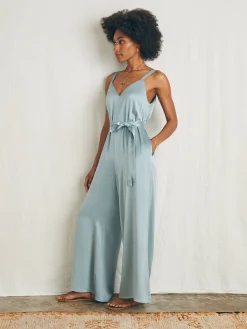 Sandwashed Silk Jumpsuit -*Faherty Brand Best