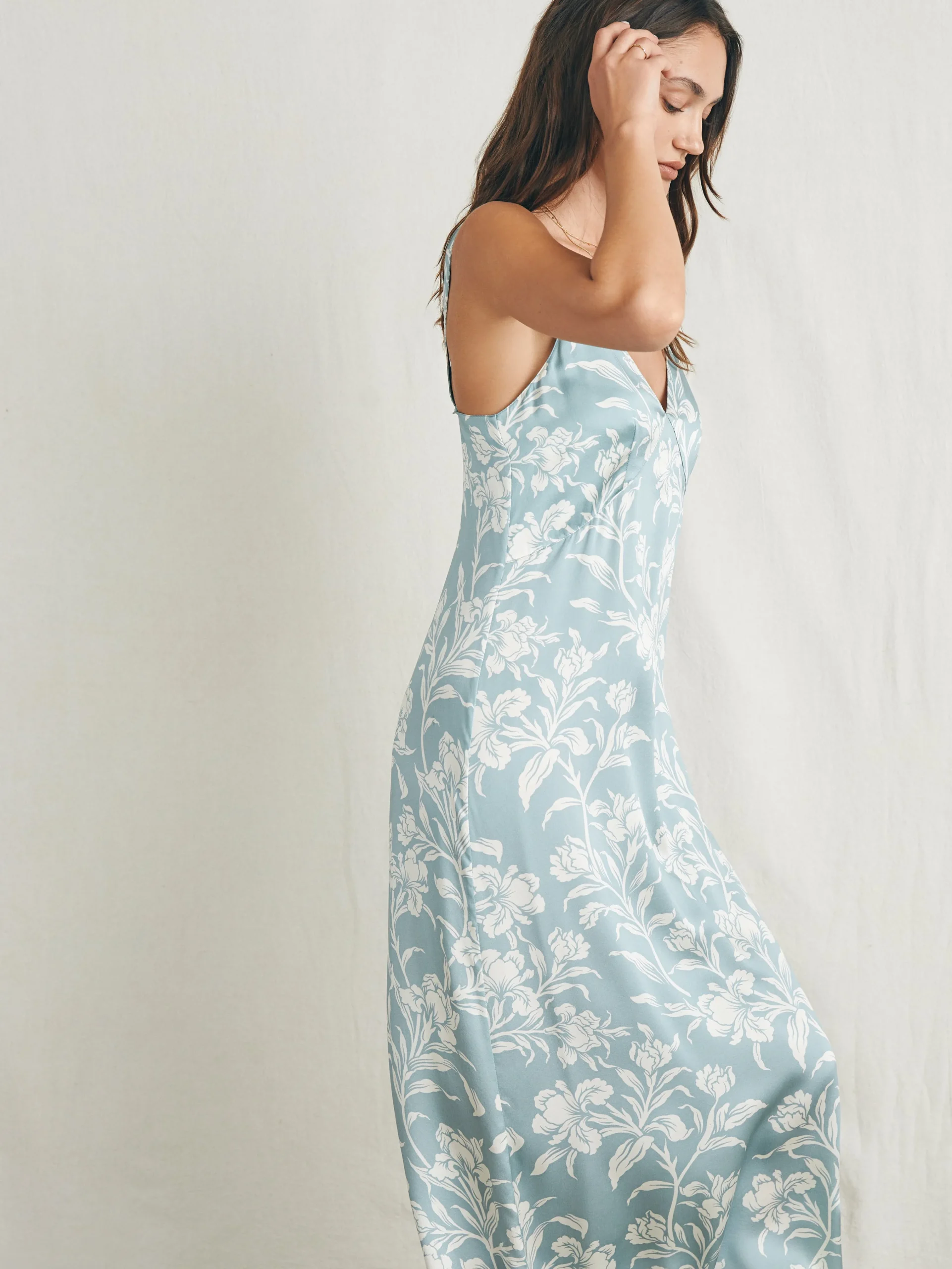 Sandwashed Silk Slip Dress -*Faherty Brand New