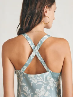 Sandwashed Silk Slip Dress -*Faherty Brand New