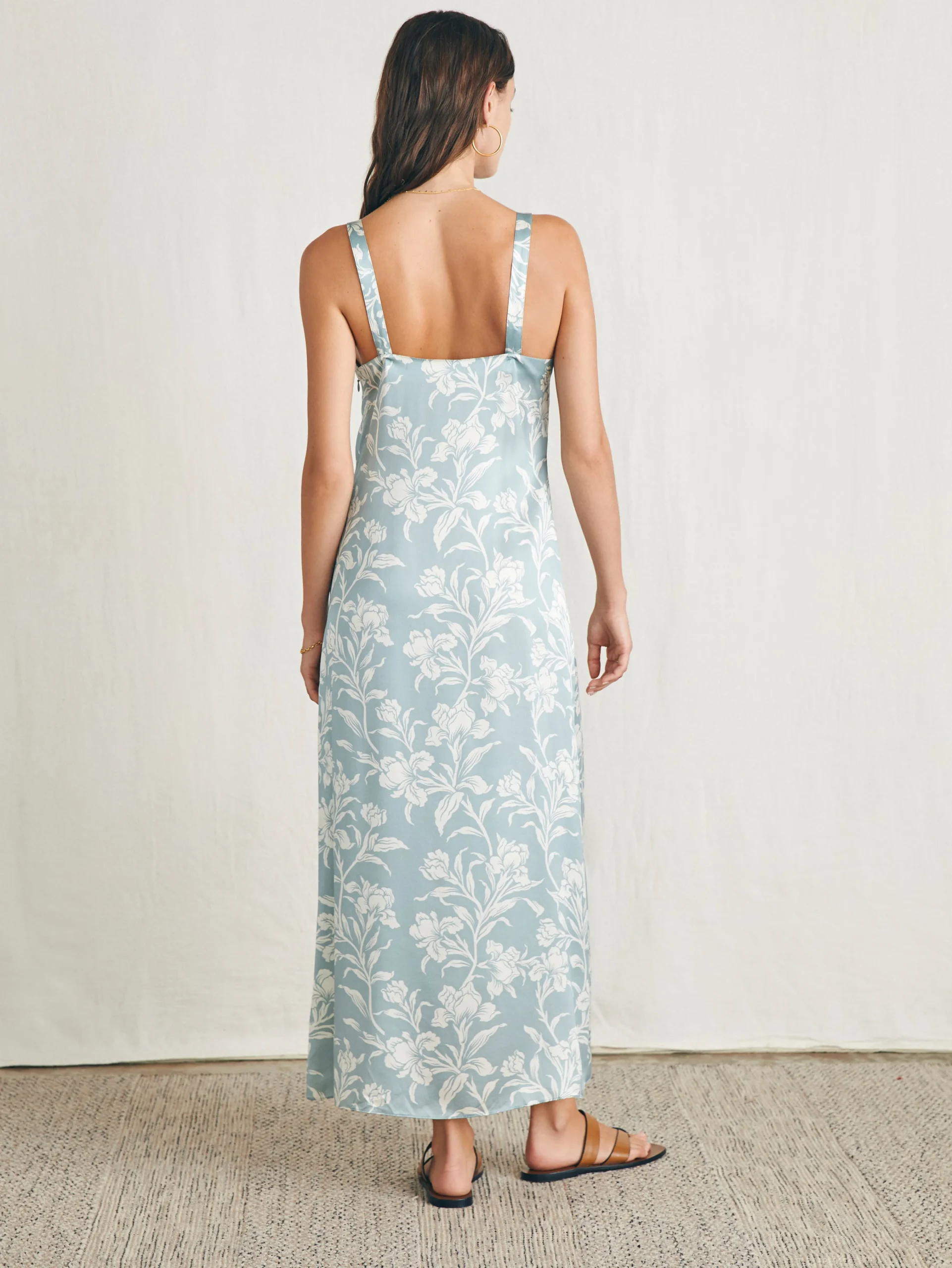 Sandwashed Silk Slip Dress -*Faherty Brand New