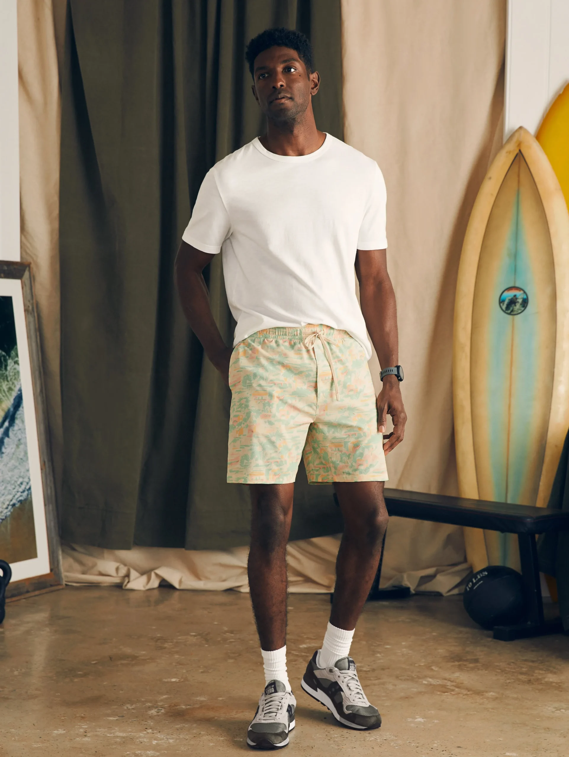 Shorelite Active Swim Short (7" Inseam) -*Faherty Brand Online