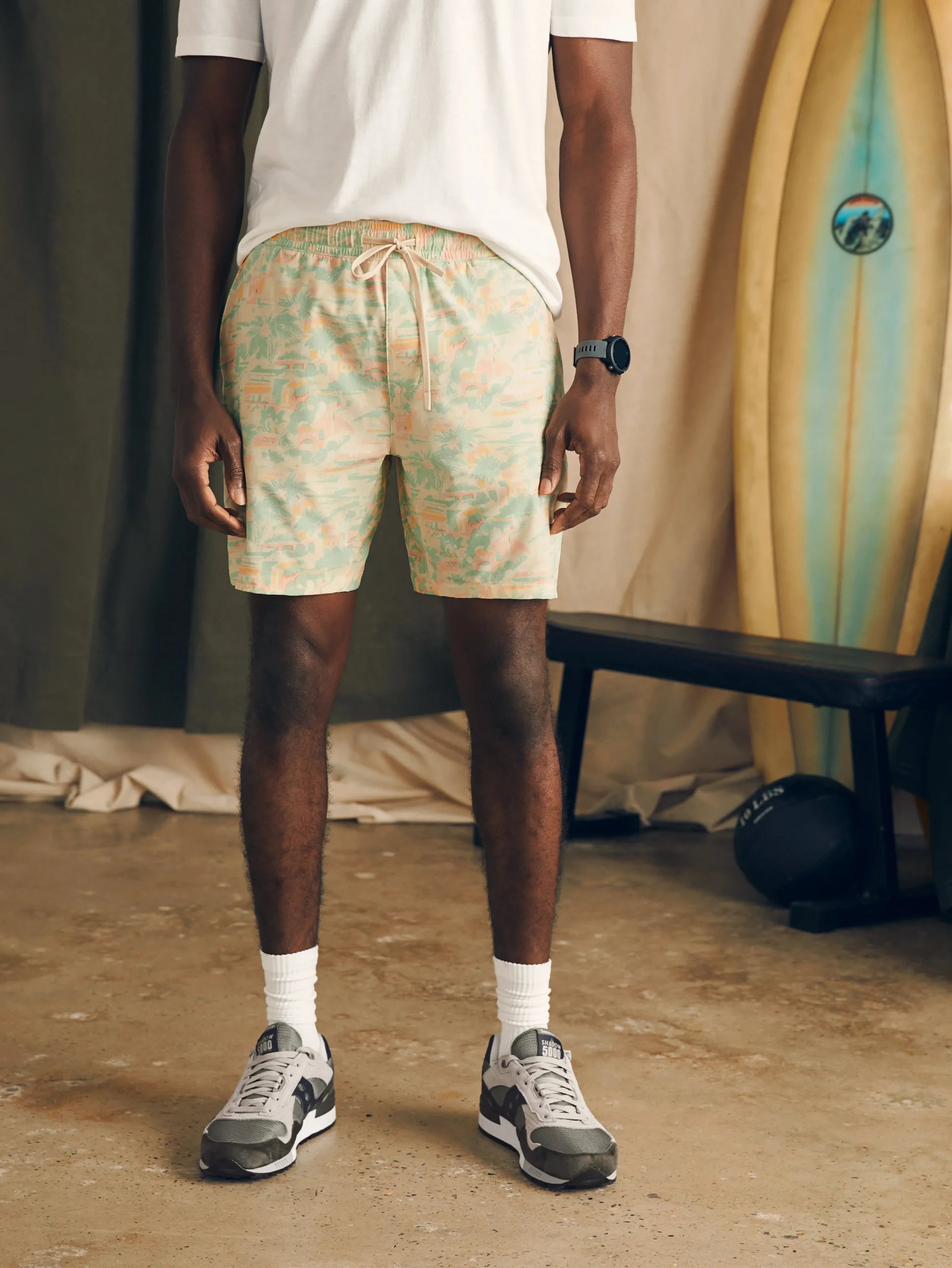 Shorelite Active Swim Short (7" Inseam) -*Faherty Brand Online