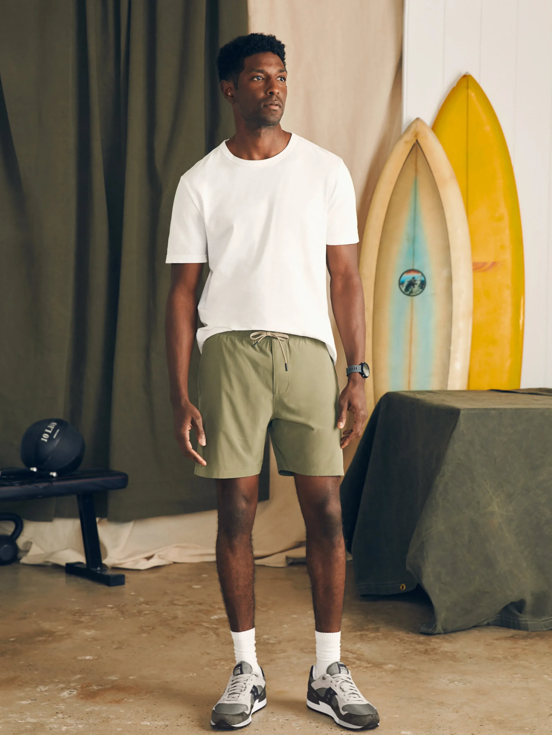 Shorelite Active Swim Short (7" Inseam) -*Faherty Brand New