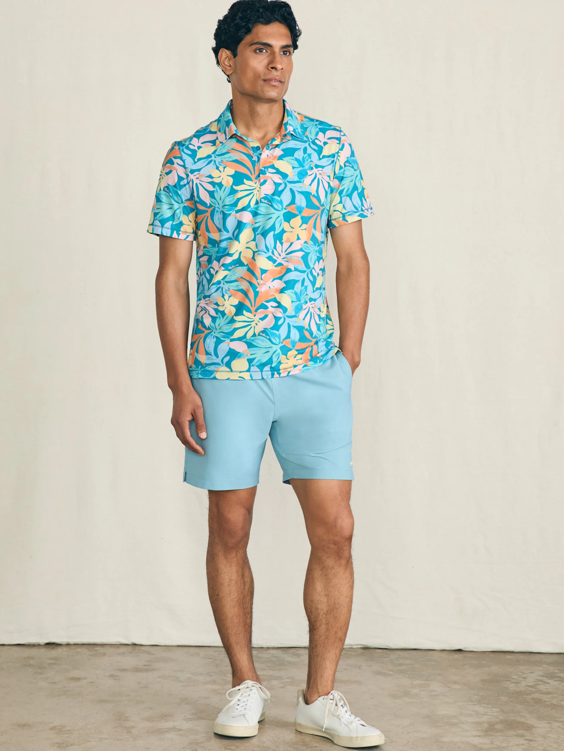 Shorelite Short-Sleeve Tech Polo -*Faherty Brand Discount