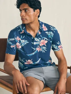 Shorelite Short-Sleeve Tech Polo -*Faherty Brand Clearance