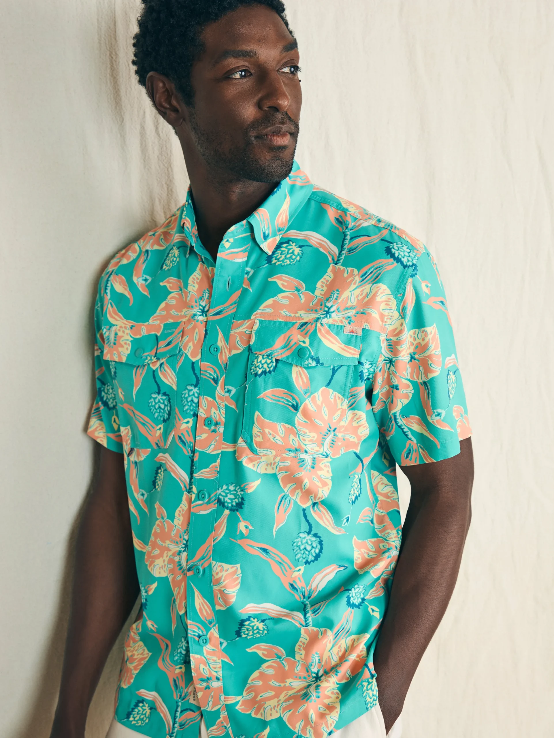 Shorelite Short-Sleeve Tech Shirt -*Faherty Brand Best