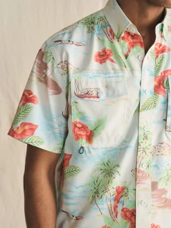 Shorelite Short-Sleeve Tech Shirt -*Faherty Brand Clearance