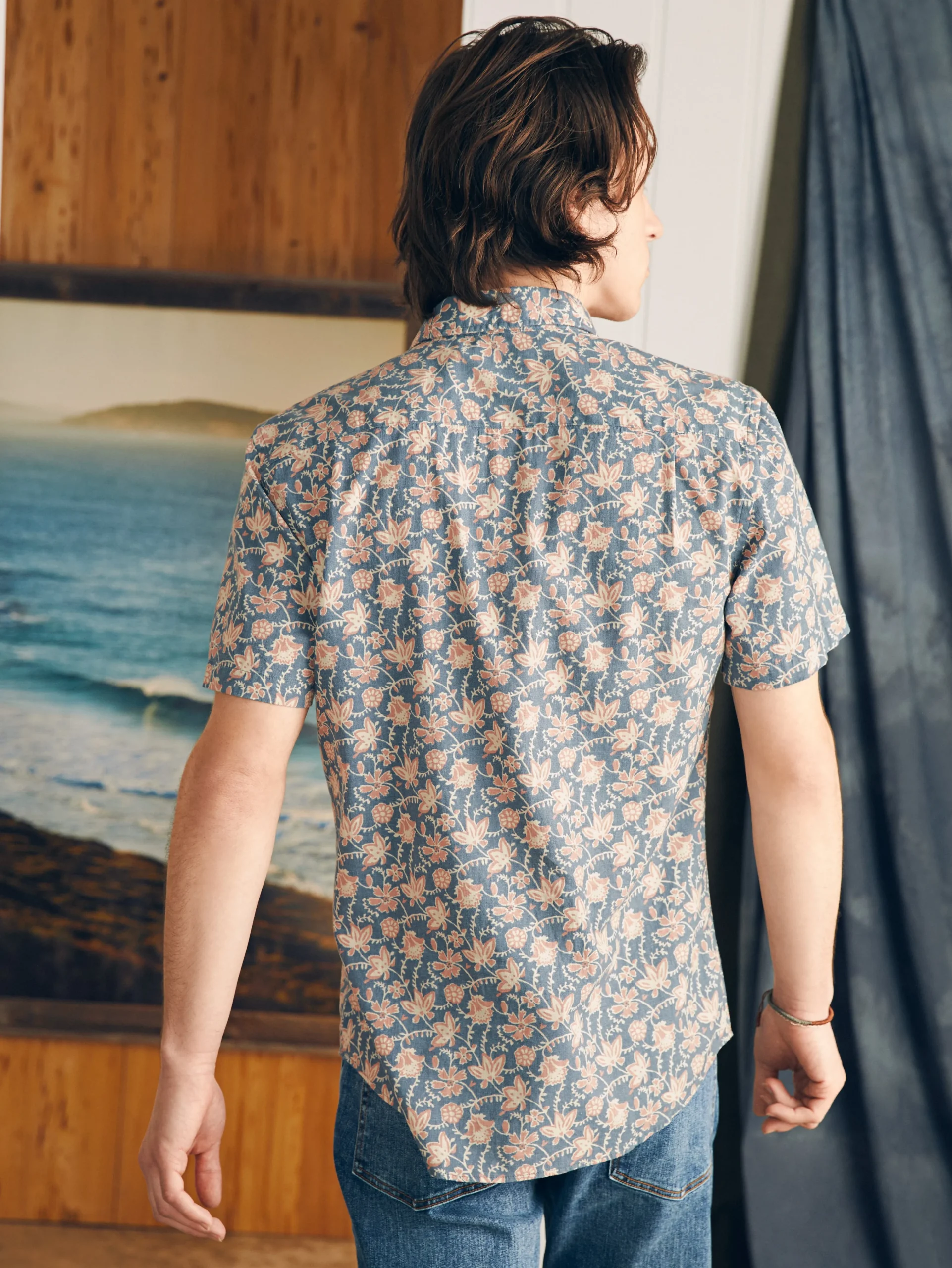 Short-Sleeve Breeze Shirt -*Faherty Brand Discount