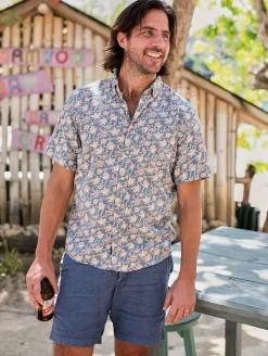 Short-Sleeve Breeze Shirt -*Faherty Brand Discount