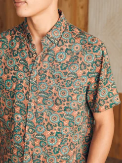 Short-Sleeve Breeze Shirt -*Faherty Brand Clearance