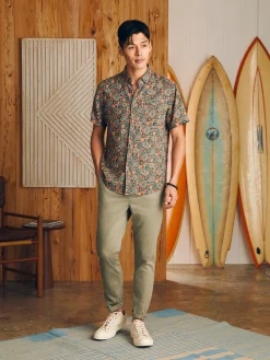 Short-Sleeve Breeze Shirt -*Faherty Brand Clearance