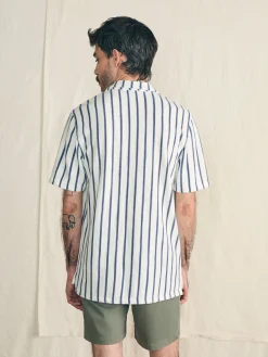 Short-Sleeve Cabana Towel Terry Shirt -*Faherty Brand Clearance