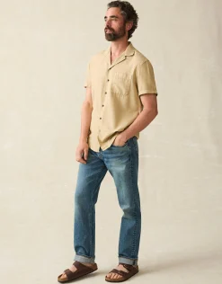 Short-Sleeve Getaway Camp Shirt -*Faherty Brand Clearance