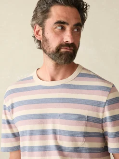 Short-Sleeve Hemp Blend Tee -*Faherty Brand Best