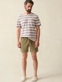 Short-Sleeve Hemp Blend Tee -*Faherty Brand Best