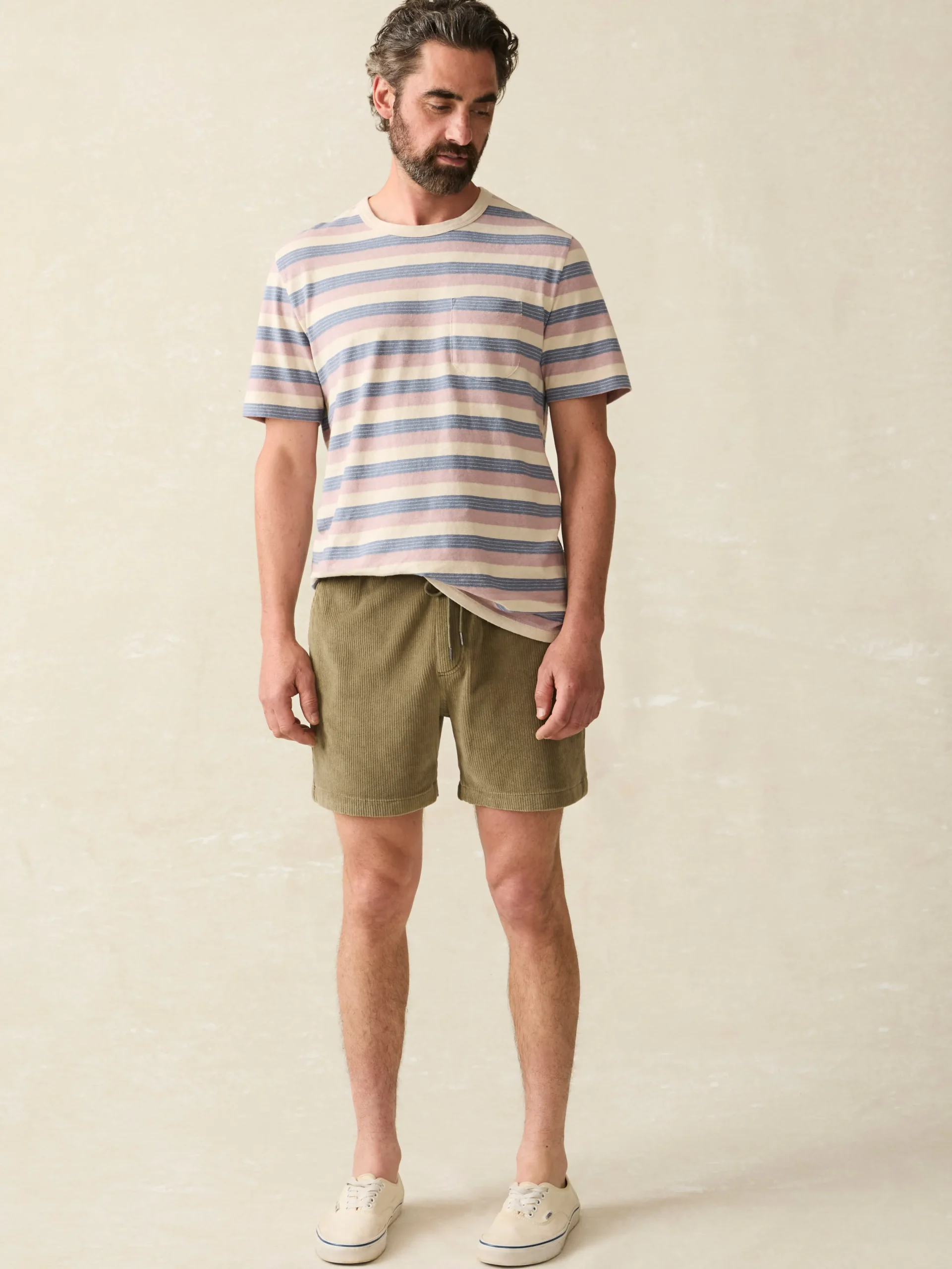 Short-Sleeve Hemp Blend Tee -*Faherty Brand Best