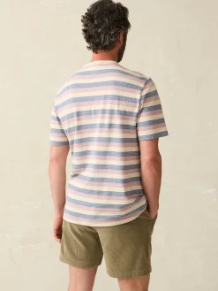 Short-Sleeve Hemp Blend Tee -*Faherty Brand Best