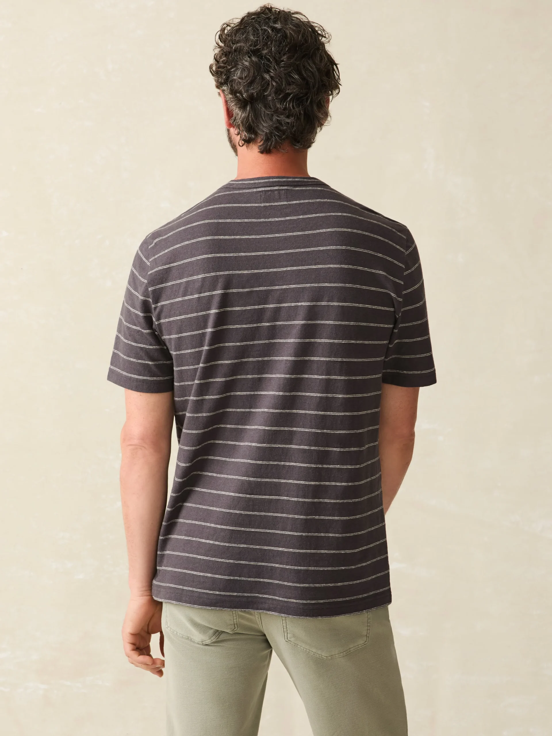 Short-Sleeve Hemp Blend Tee -*Faherty Brand Clearance