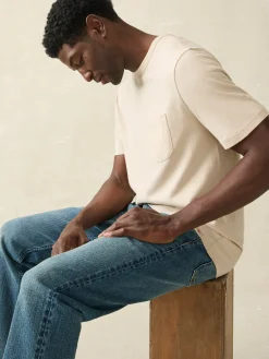 Short-Sleeve Hemp Blend Tee -*Faherty Brand Outlet