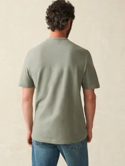 Short-Sleeve Hemp Blend Tee -*Faherty Brand