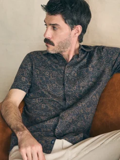 Short-Sleeve Hermosa Knit Shirt -*Faherty Brand Sale