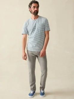 Short-Sleeve Indigo Pocket Tee -*Faherty Brand Sale
