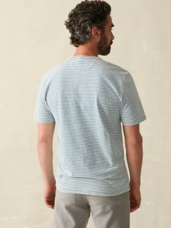 Short-Sleeve Indigo Pocket Tee -*Faherty Brand Sale