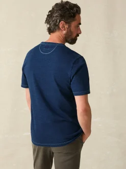 Short-Sleeve Indigo Pocket Tee -*Faherty Brand Sale