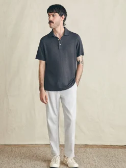 Short-Sleeve Linen Polo -*Faherty Brand Online