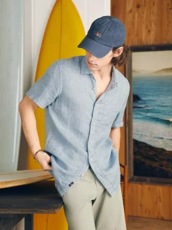 Short-Sleeve Palma Linen Shirt -*Faherty Brand Online