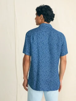 Short-Sleeve Palma Linen Shirt -*Faherty Brand Hot