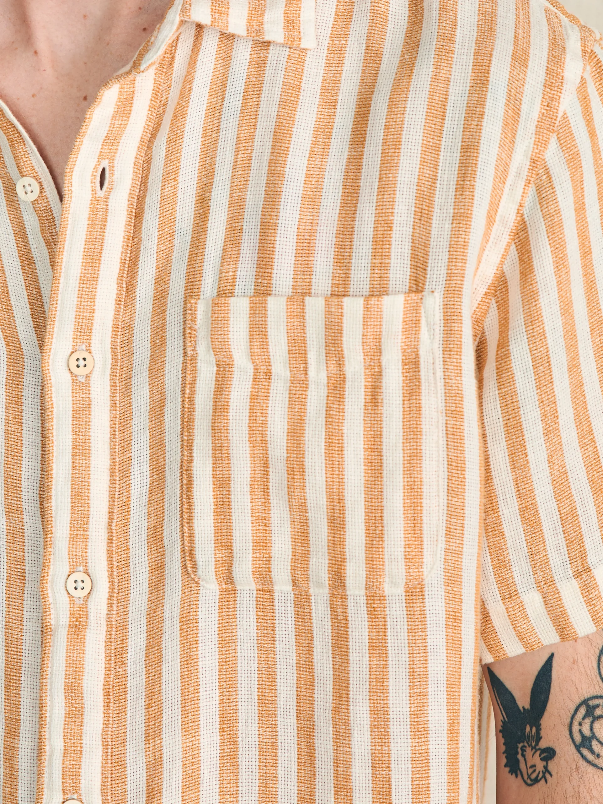 Short-Sleeve Palma Linen Shirt -*Faherty Brand Hot