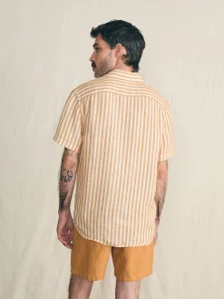 Short-Sleeve Palma Linen Shirt -*Faherty Brand Hot