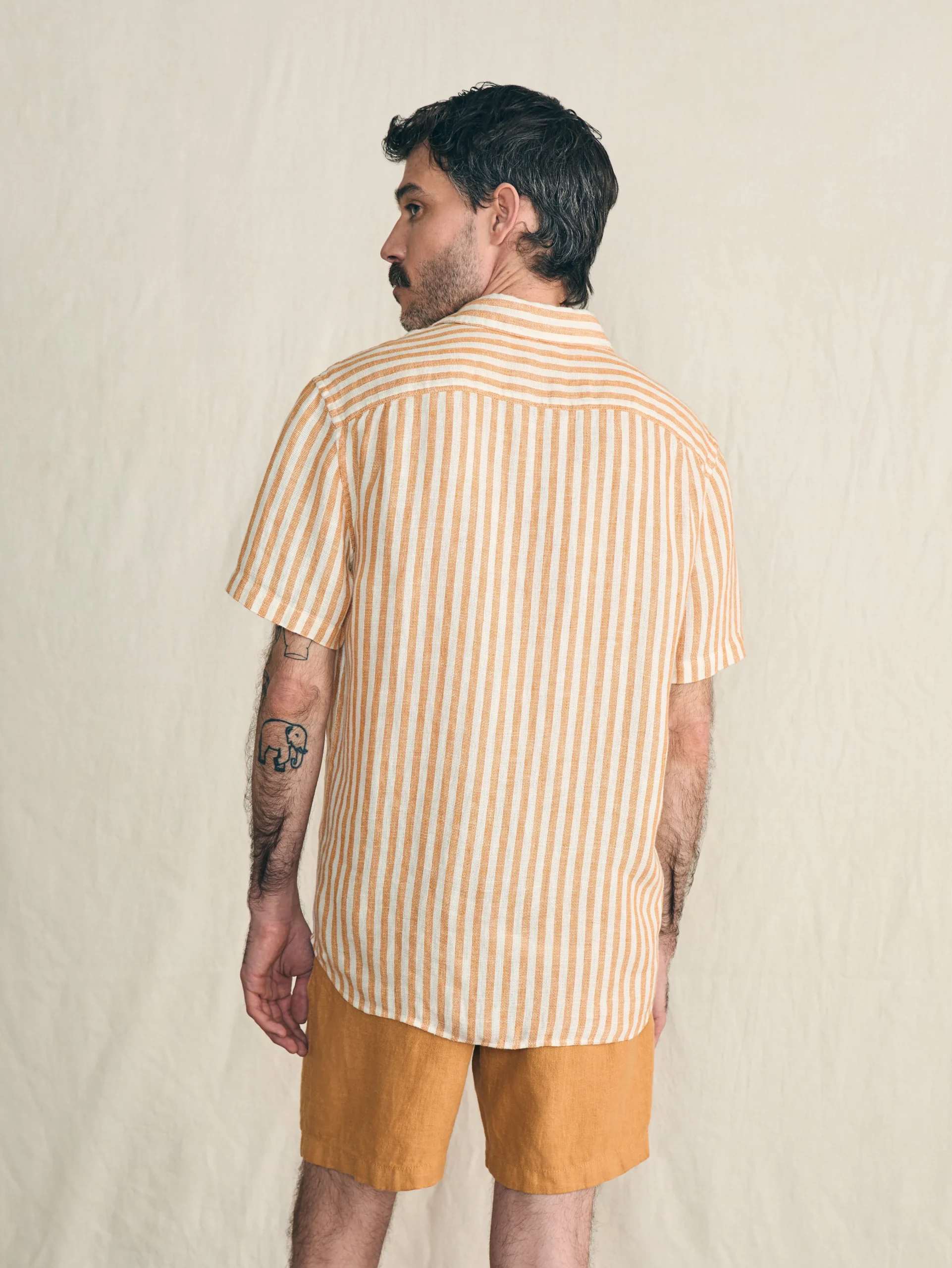 Short-Sleeve Palma Linen Shirt -*Faherty Brand Hot