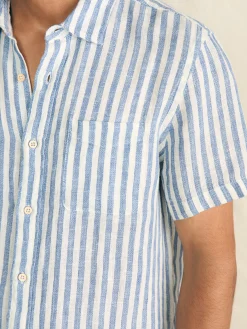 Short-Sleeve Palma Linen Shirt -*Faherty Brand Online
