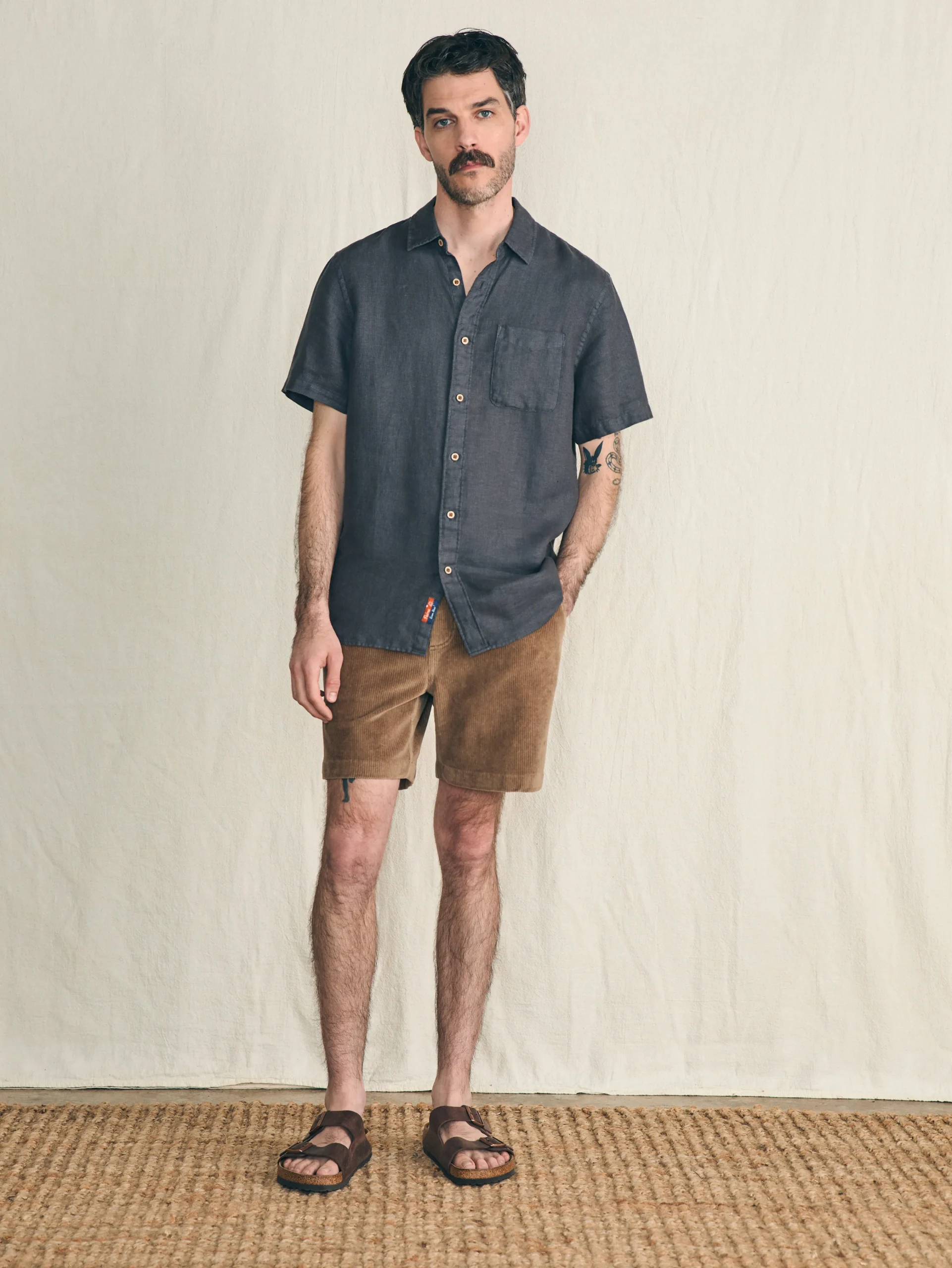 Short-Sleeve Palma Linen Shirt -*Faherty Brand Discount