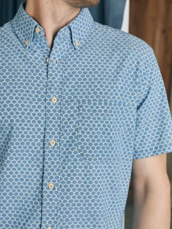 Short-Sleeve Stretch Playa Shirt -*Faherty Brand Outlet