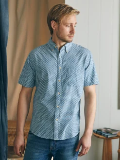 Short-Sleeve Stretch Playa Shirt -*Faherty Brand Outlet
