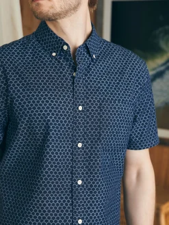 Short-Sleeve Stretch Playa Shirt (Tall) -*Faherty Brand