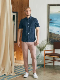 Short-Sleeve Stretch Playa Shirt (Tall) -*Faherty Brand