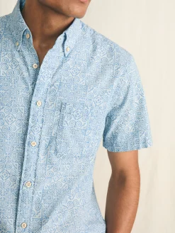 Short-Sleeve Stretch Playa Shirt (Tall) -*Faherty Brand Best