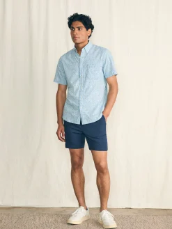 Short-Sleeve Stretch Playa Shirt (Tall) -*Faherty Brand Best