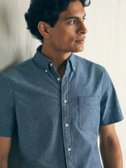 Short-Sleeve Stretch Playa Shirt (Tall) -*Faherty Brand Outlet