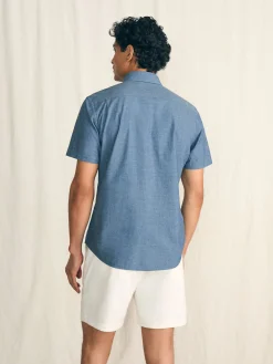 Short-Sleeve Stretch Playa Shirt (Tall) -*Faherty Brand Outlet