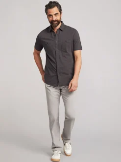 Short-Sleeve Sunwashed Knit Shirt -*Faherty Brand Hot
