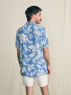Short-Sleeve Surfrider Rayon Camp Shirt -*Faherty Brand Online
