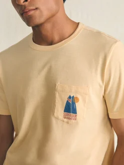 Short-Sleeve Surfrider Sunwashed Pocket Tee -*Faherty Brand Discount