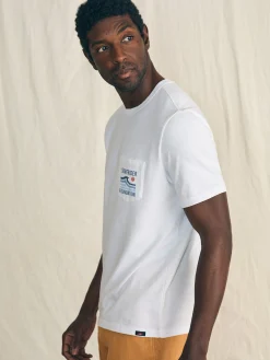 Short-Sleeve Surfrider Sunwashed Pocket Tee -*Faherty Brand Online