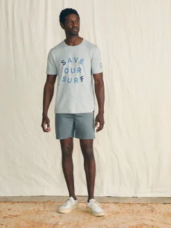 Short-Sleeve Surfrider Sunwashed Tee -*Faherty Brand Online